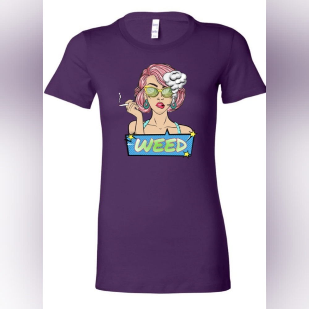 Pop Art Weed T Shirt from Just Get High NWT